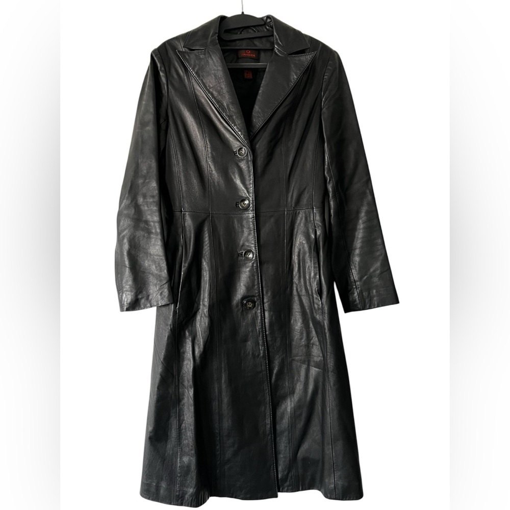Danier: vintage 70s inspired midi leather coat